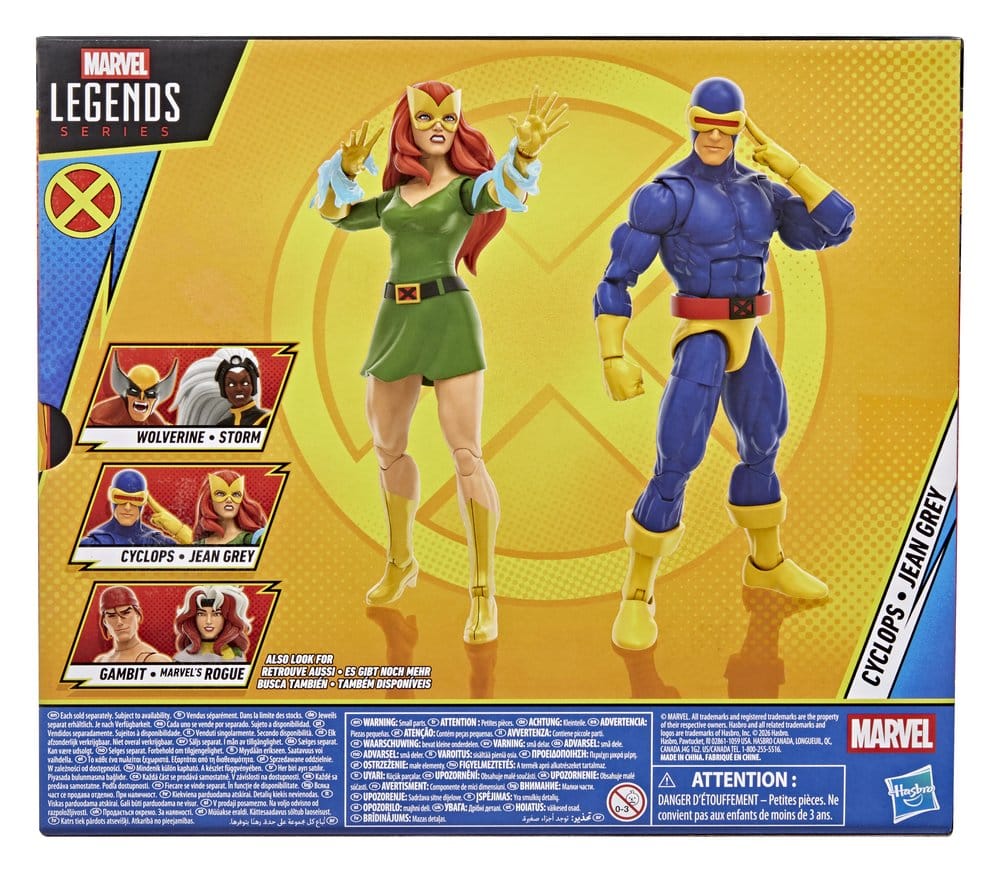 Marvel Legends Action Figure 2-Pack Cyclops & Jean Grey