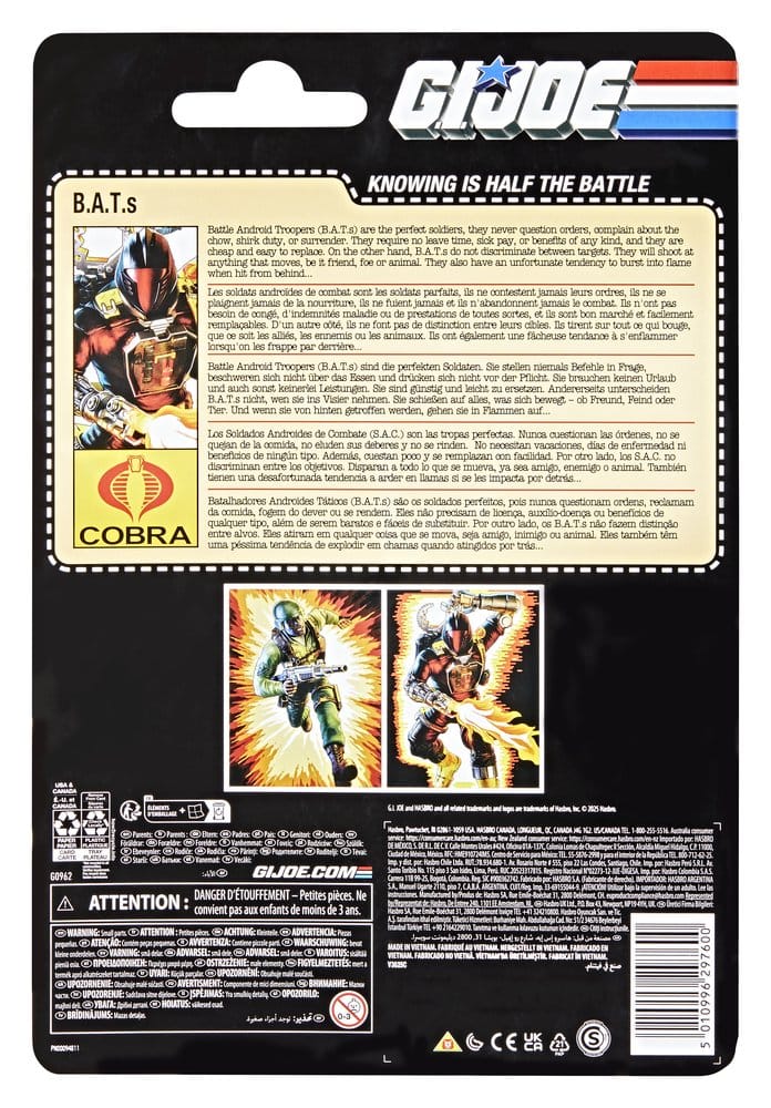 GI Joe Classified Series Retro Action Figure B.A.T.