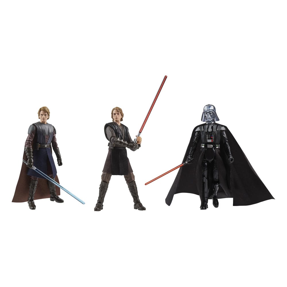 Star Wars Vintage Collection Action Figure 3-Pack The Journey of Anakin Skywalker - Hasbro Action Figures