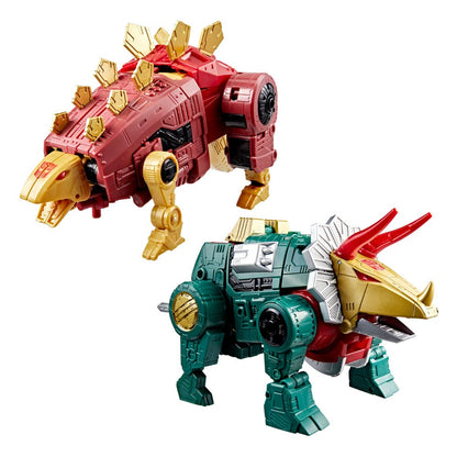 Transformers Age of the Primes Leader Class Action Figure G2 Universe Dinobots Snarl & Slug 19 cm - Hasbro Action Figures