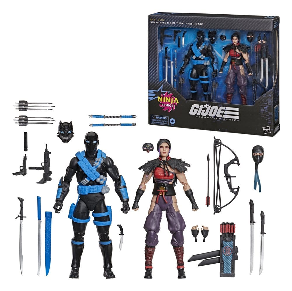 G.I. Joe Classified Series Action Figure 2-Pack Snake Eyes & Kim "Jinx" Arashikage