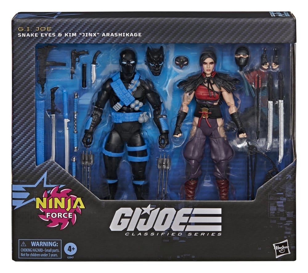 G.I. Joe Classified Series Action Figure 2-Pack Snake Eyes & Kim "Jinx" Arashikage