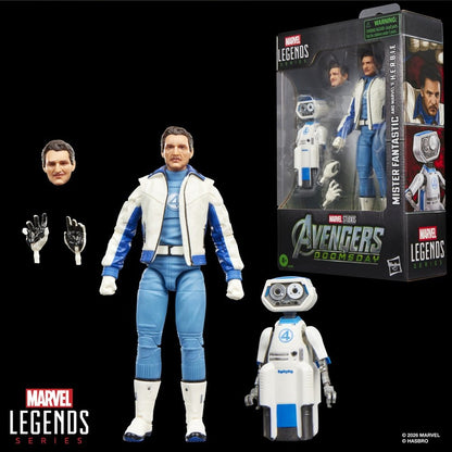 Avengers: Doomsday Marvel Legends Action Figure 2-Pack Mister Fantastic & Marvel's H.E.R.B.I.E.
