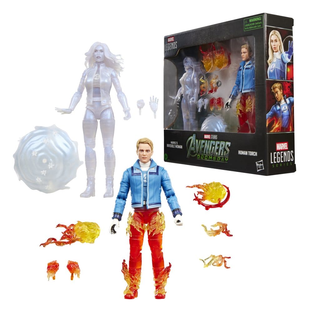 Avengers: Doomsday Marvel Legends Action Figure 2-Pack Marvel's Invisible Woman & Human Torch