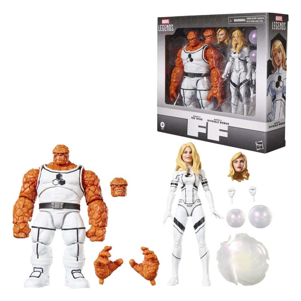 Future Foundation Marvel Legends Action Figure 2-Pack The Thing & Invisible Woman 15 cm - Hasbro Action Figures