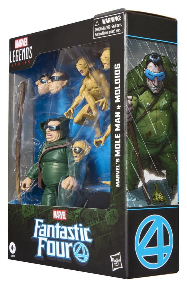 Fantastic Four Marvel Legends Action Figure 3-Pack Marvel's Mole Man & Moloids 15 cm - Hasbro Action Figures