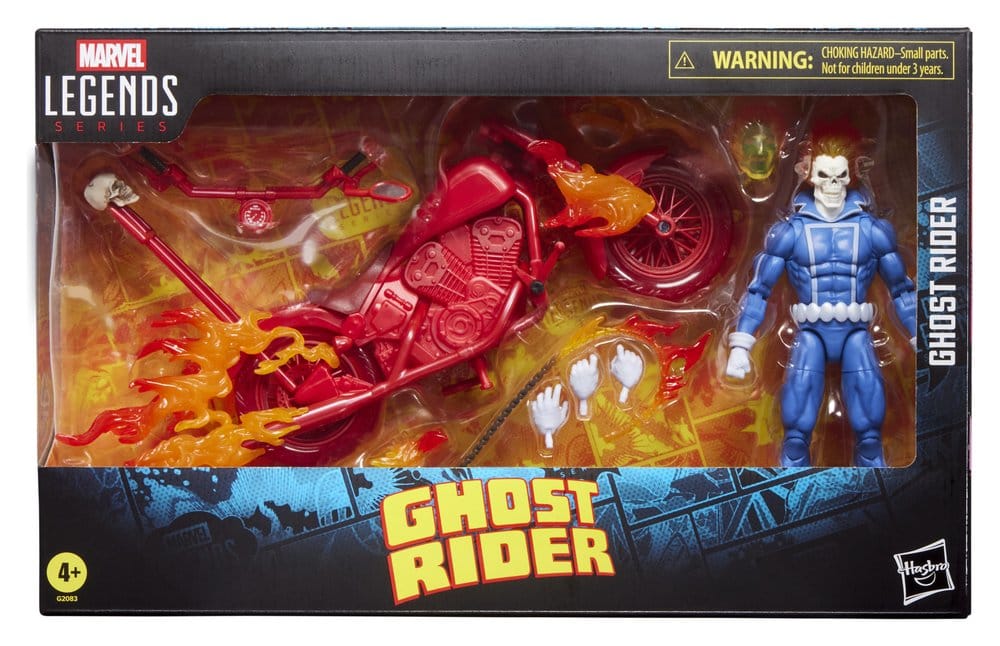 Ghost Rider Marvel Legends Action Figure Johnny Blaze with Motorcycle 15 cm - Hasbro Action Figures