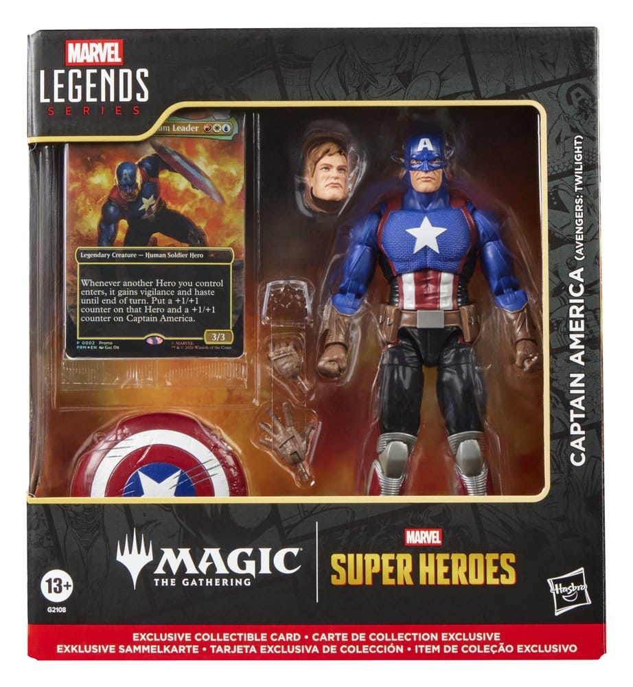 Magic The Gathering: Marvel Super Heroes Marvel Legends Action Figure Captain America (Avengers: Twilight) 15 cm - Hasbro Action Figures