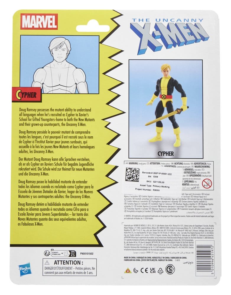 The Uncanny X-Men Marvel Legends Action Figure Cypher