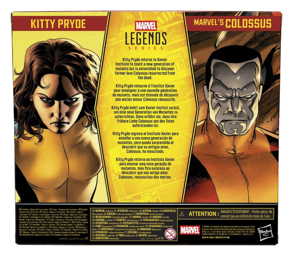 Astonishing X-Men Marvel Legends Action Figure 2-Pack Kitty Pryde & Marvel's Colossus 15 cm - Hasbro Action Figures