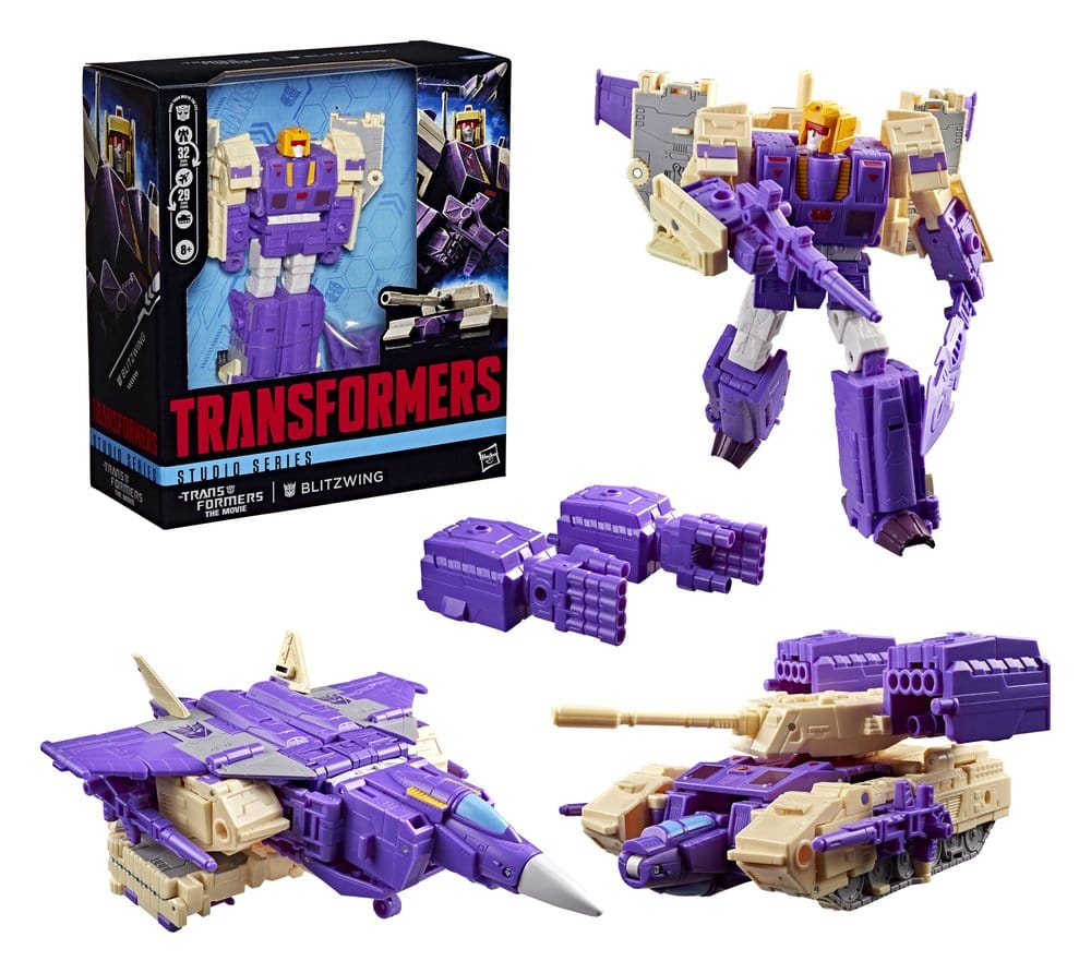 The Transformers: The Movie Studio Series Leader Class Action Figure Blitzwing 18 cm - Hasbro Action Figures