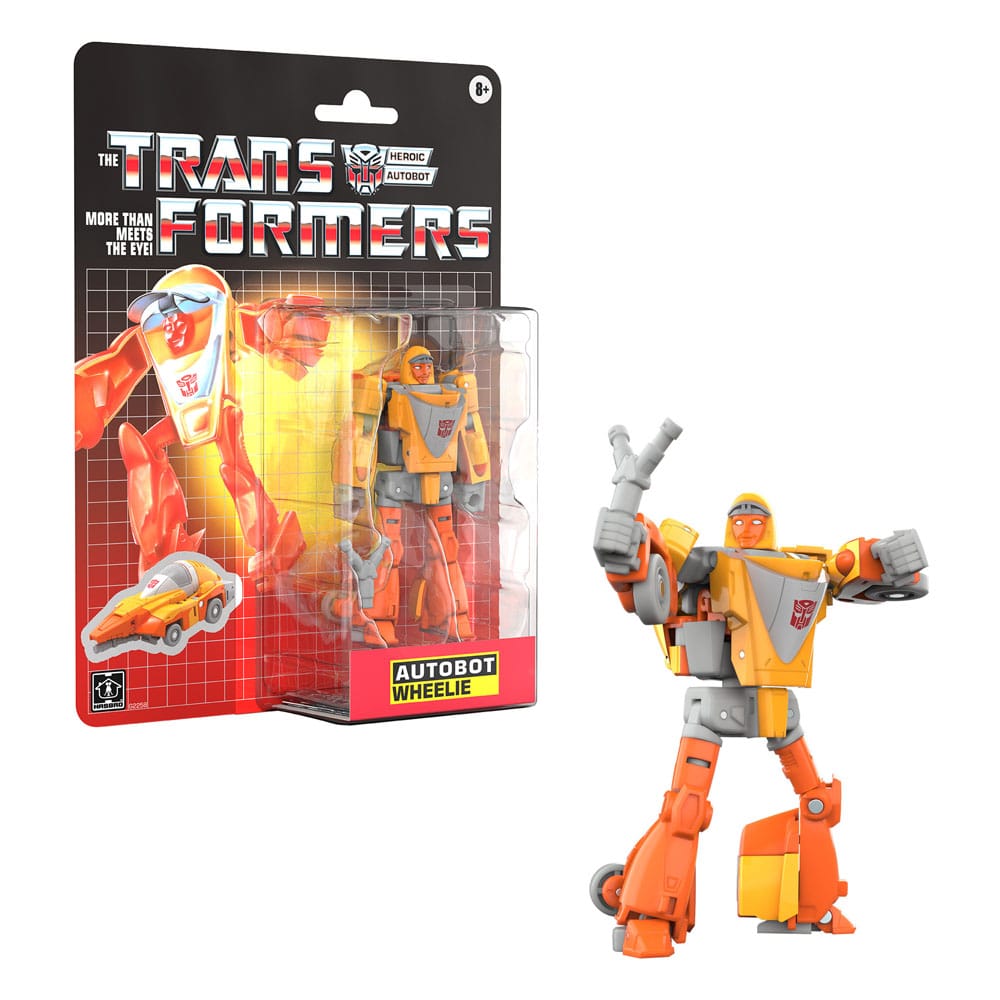 The Transformers Retro G1 Action Figure Autobot Wheelie 11 cm - Hasbro Action Figures
