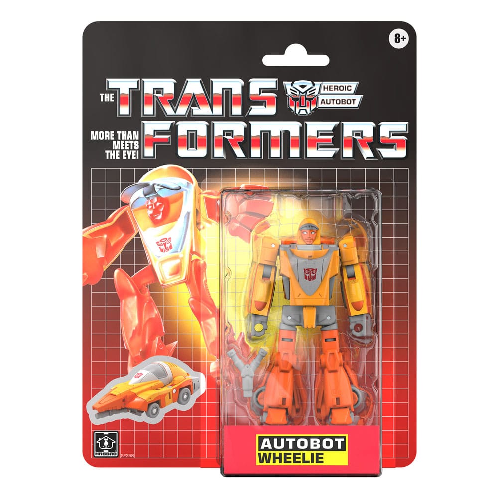The Transformers Retro G1 Action Figure Autobot Wheelie 11 cm - Hasbro Action Figures