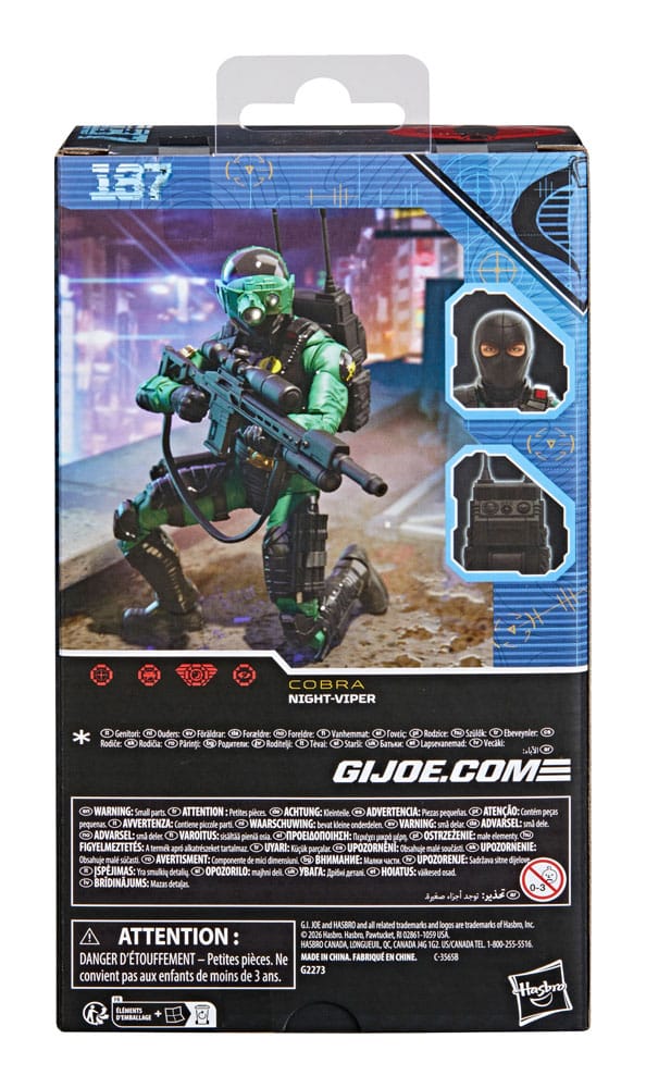 G.I. Joe Classified Series Action Figure Night-Viper 15 cm - Hasbro Action Figures
