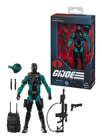 G.I. Joe Classified Series Action Figure Night-Viper 15 cm - Hasbro Action Figures