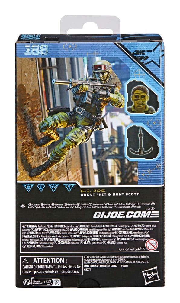 G.I. Joe Classified Series Action Figure Brent "Hit & Run" Scott 15 cm - Hasbro Action Figures
