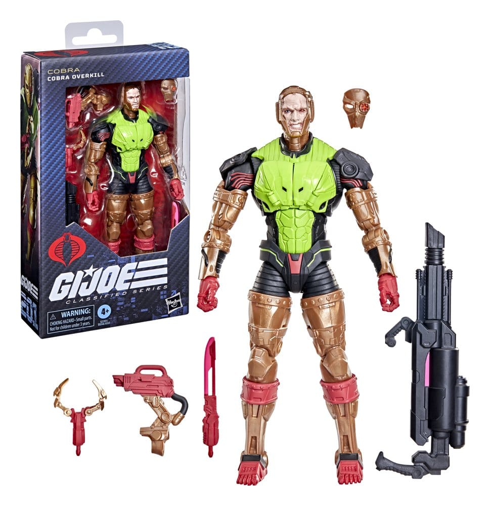 G.I. Joe Classified Series Action Figure #201 Cobra Overkill 15 cm - Hasbro Action Figures