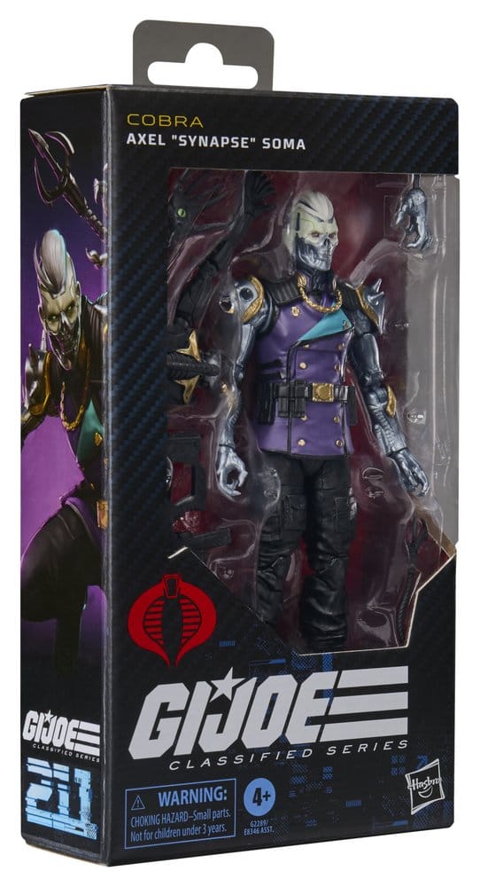 G.I. Joe Classified Series Action Figure #211 Axel "Synapse" Soma 15 cm - Hasbro Action Figures
