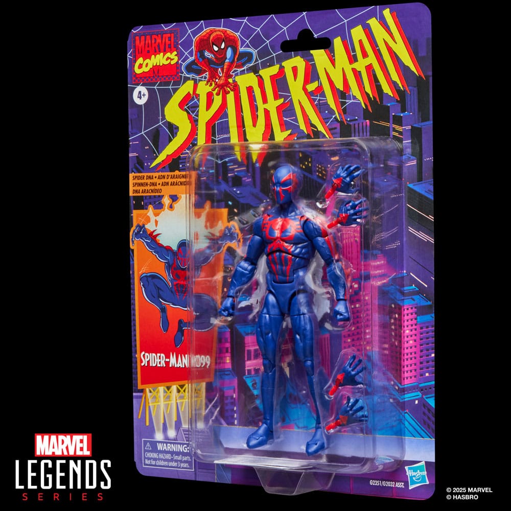 Spider-Man Marvel Legends Retro Action Figure Spider-Man 2099 15 cm - Hasbro Action Figures