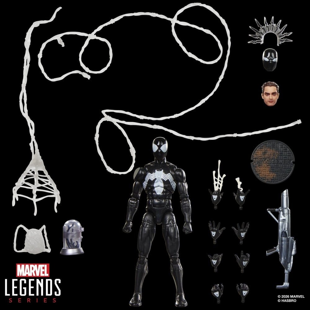Marvel Legends Maximum Series Action Figure Symbiote Spider-Man - Hasbro Action Figures