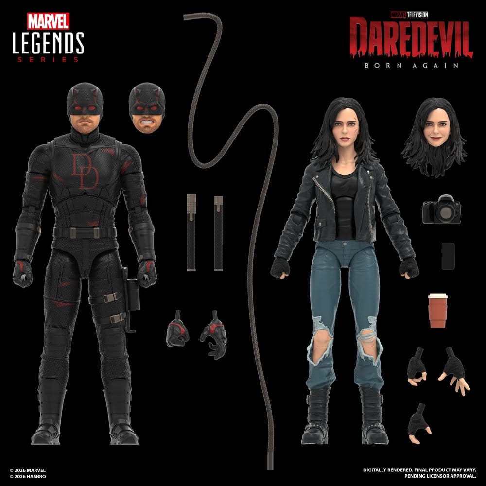 Daredevil: Born Again Marvel Legends Action Figure 2-Pack Daredevil & Jessica Jones 15 cm - Hasbro Action Figures