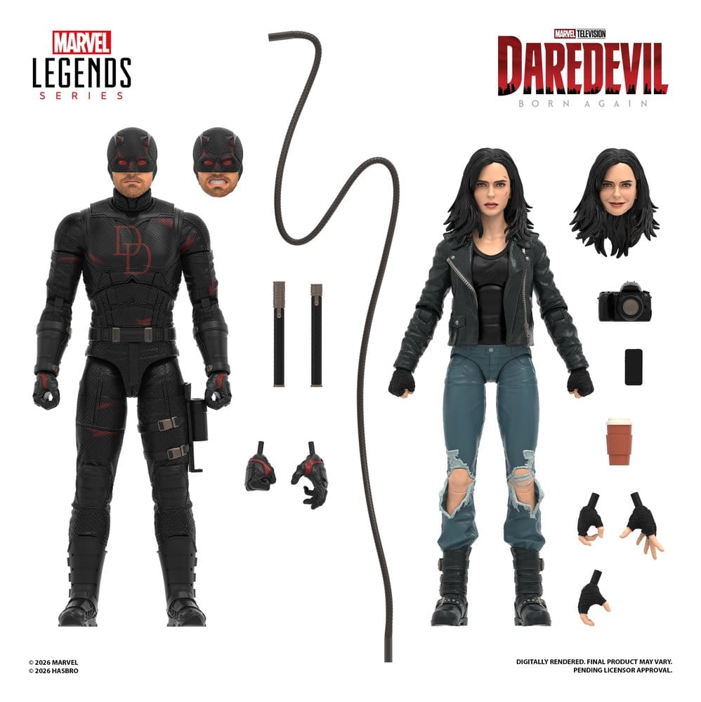 Daredevil: Born Again Marvel Legends Action Figure 2-Pack Daredevil & Jessica Jones 15 cm - Hasbro Action Figures