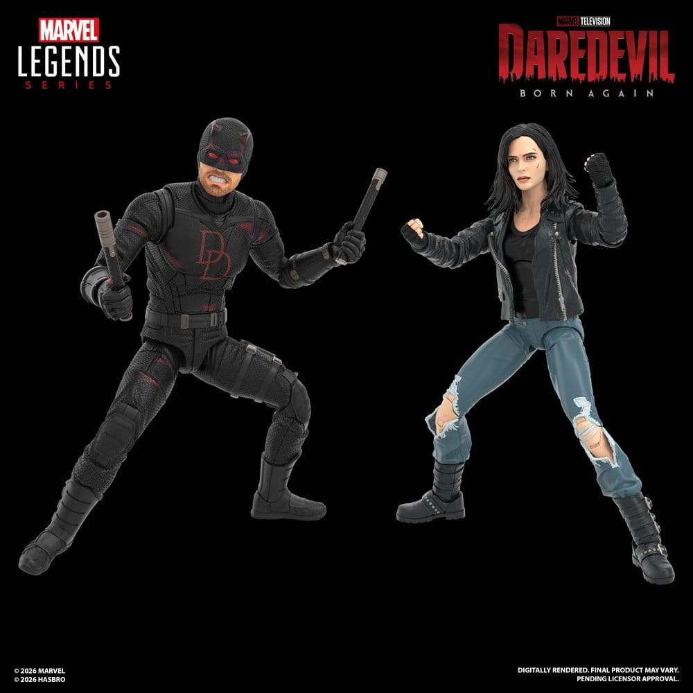 Daredevil: Born Again Marvel Legends Action Figure 2-Pack Daredevil & Jessica Jones 15 cm - Hasbro Action Figures