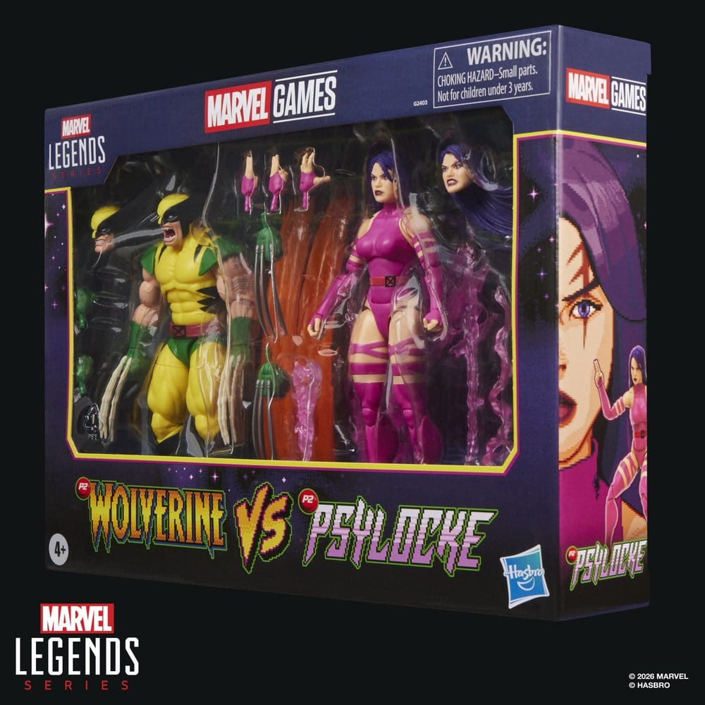 Marvel Games Marvel Legends Action Figure 2-Pack Wolverine & Psylocke