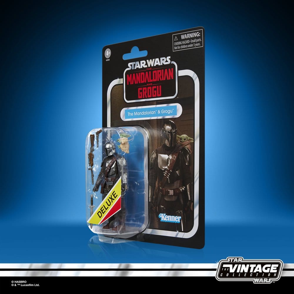 Star Wars: The Mandalorian & Grogu Vintage Collection Action Figure The Mandalorian & Grogu - Hasbro Action Figures