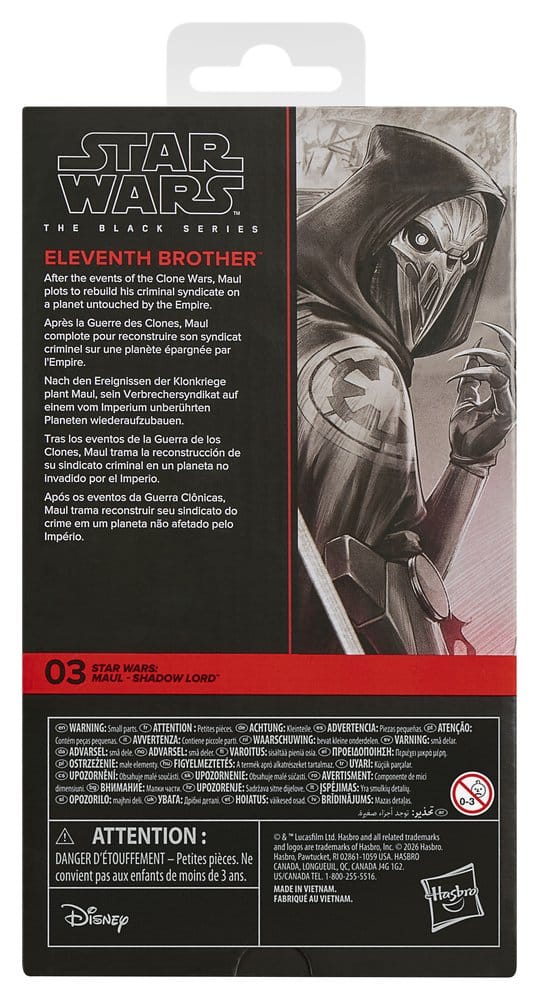 Star Wars: Maul - Shadow Lord Black Series Action Figure Eleventh Brother 15 cm - Hasbro Action Figures