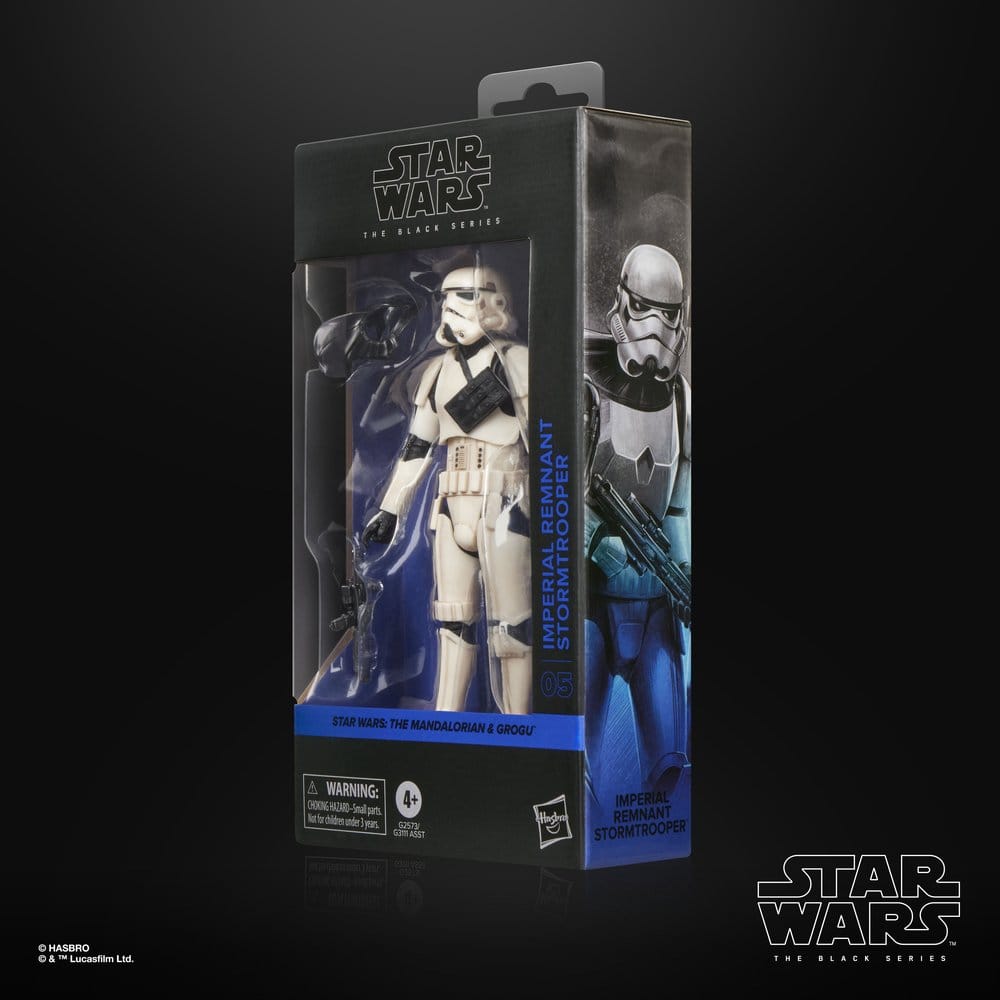 Star Wars: The Mandalorian & Grogu Black Series Action Figure Imperial Remnant Stormtrooper (Weathered) 15 cm - Hasbro Action Figures
