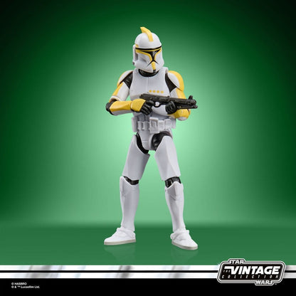 Star Wars Episode II Vintage Collection Action Figure Clone Trooper Commander - Hasbro Action Figures
