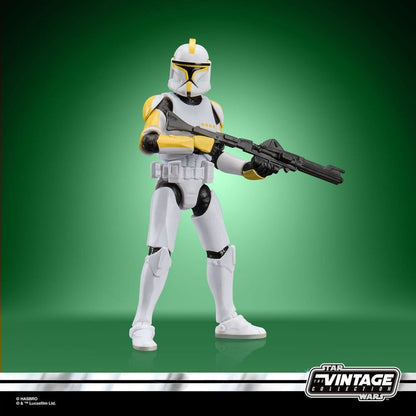 Star Wars Episode II Vintage Collection Action Figure Clone Trooper Commander - Hasbro Action Figures