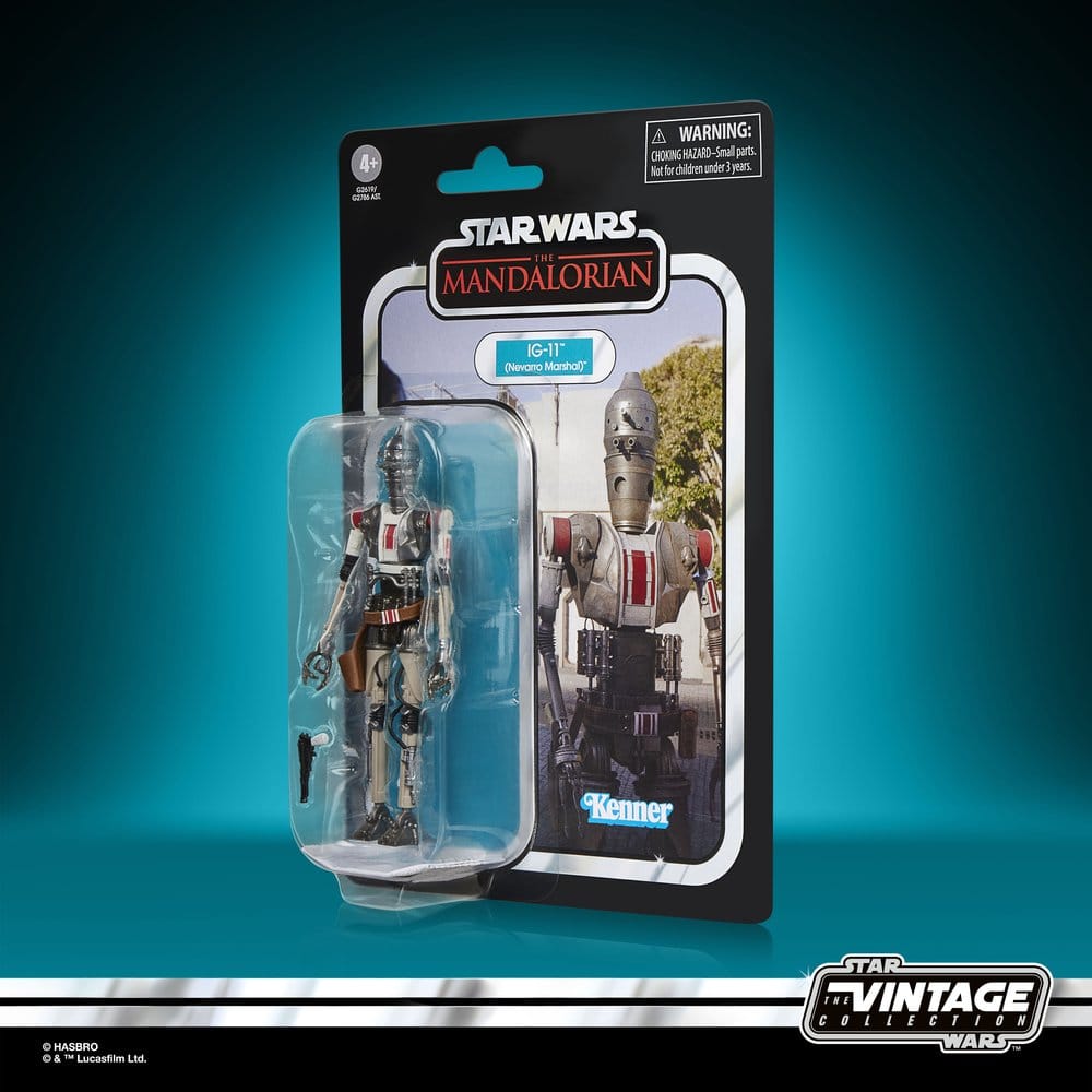 Star Wars: The Mandalorian Vintage Collection Action Figure IG-11 (Nevarro Marshal) - Hasbro Action Figures