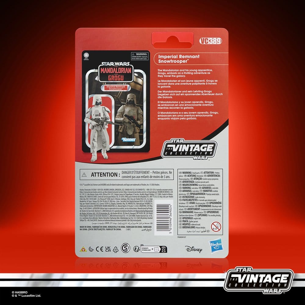 Star Wars: The Mandalorian & Grogu Vintage Collection Action Figure Imperial Remnant Snowtrooper - Hasbro Action Figures