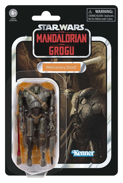 Star Wars: The Mandalorian and Grogu Vintage Collection Action Figure Mercenary Droid - Hasbro Action Figures