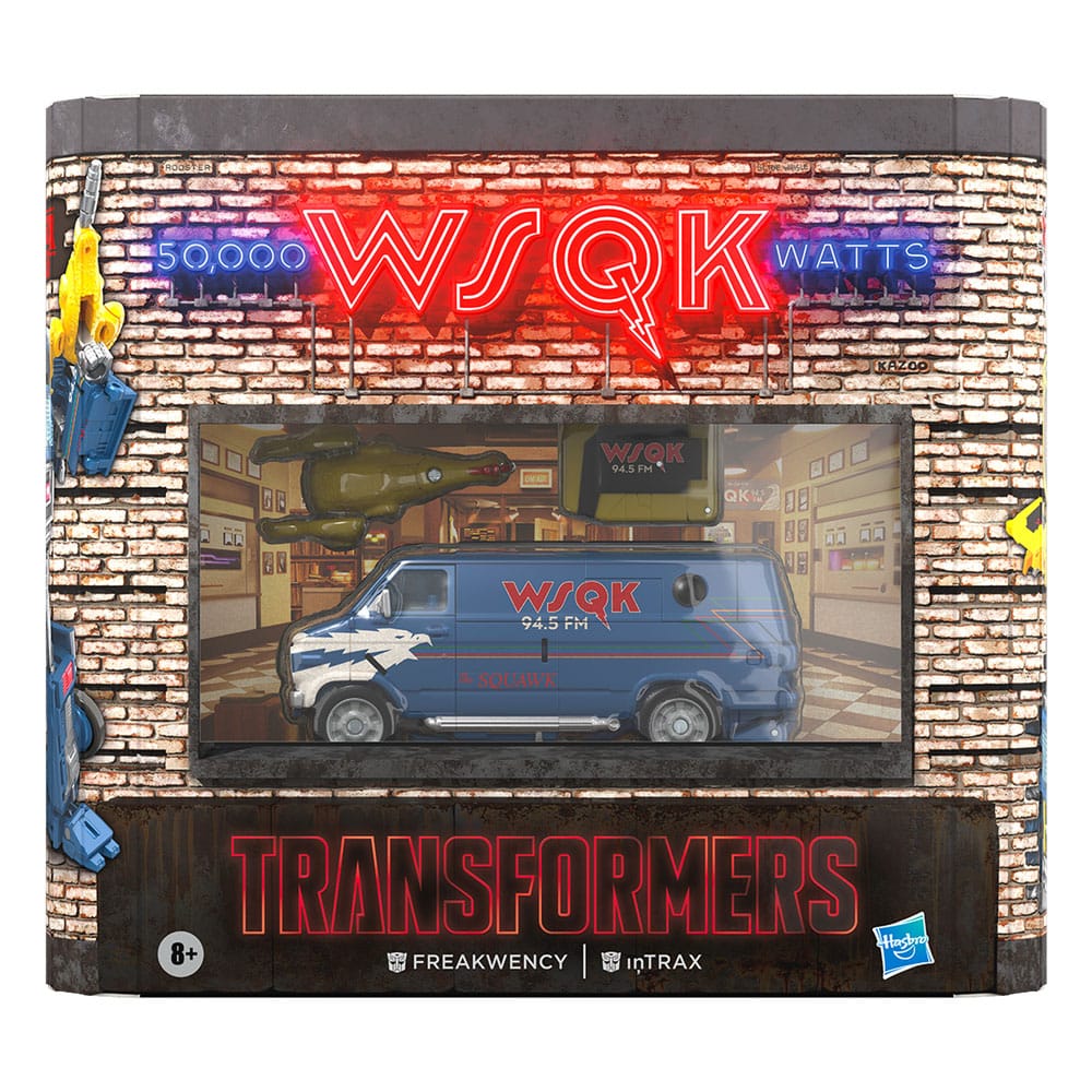 Stranger Things x Transformers Action Figure 2-Pack Freakwency & 8-Trax 15 cm