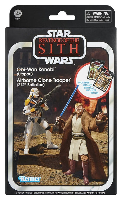 Star Wars Episode III Vintage Collection Action Figure 2-Pack Obi-Wan Kenobi & Airborne Clone Trooper