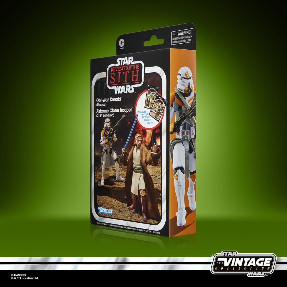 Star Wars Episode III Vintage Collection Action Figure 2-Pack Obi-Wan Kenobi & Airborne Clone Trooper
