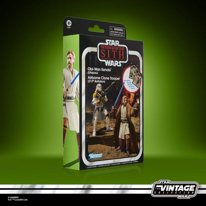 Star Wars Episode III Vintage Collection Action Figure 2-Pack Obi-Wan Kenobi & Airborne Clone Trooper