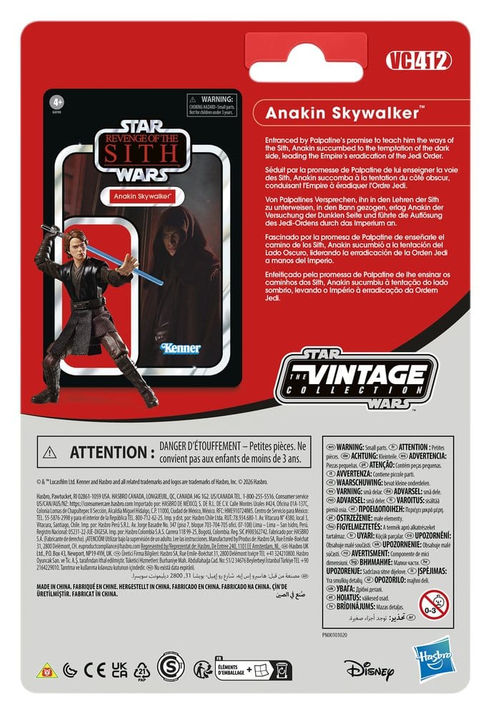 Star Wars Episode III Vintage Collection Action Figure 2-Pack Anakin Skywalker & Clone Commander Cody (Utapau)