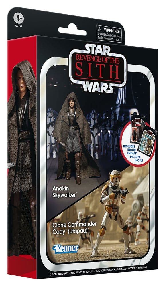 Star Wars Episode III Vintage Collection Action Figure 2-Pack Anakin Skywalker & Clone Commander Cody (Utapau)