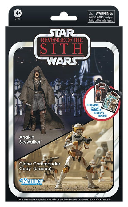 Star Wars Episode III Vintage Collection Action Figure 2-Pack Anakin Skywalker & Clone Commander Cody (Utapau)