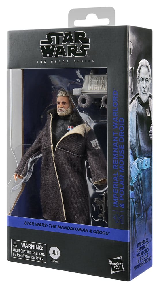 Star Wars: The Mandalorian & Grogu Black Series Action Figure Imperial Remnant Warlord & Polar Mouse Droid - Hasbro Action Figures
