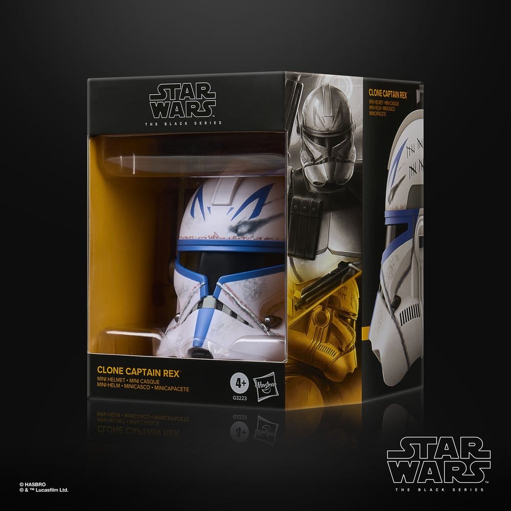Star Wars: The Clone Wars Black Series Mini Helmet Clone Captain Rex 15 cm - Hasbro Replicas