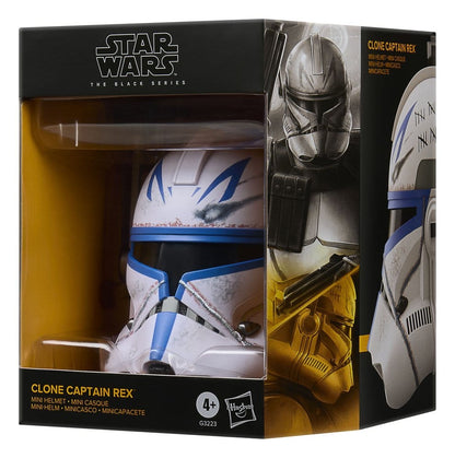 Star Wars: The Clone Wars Black Series Mini Helmet Clone Captain Rex 15 cm - Hasbro Replicas
