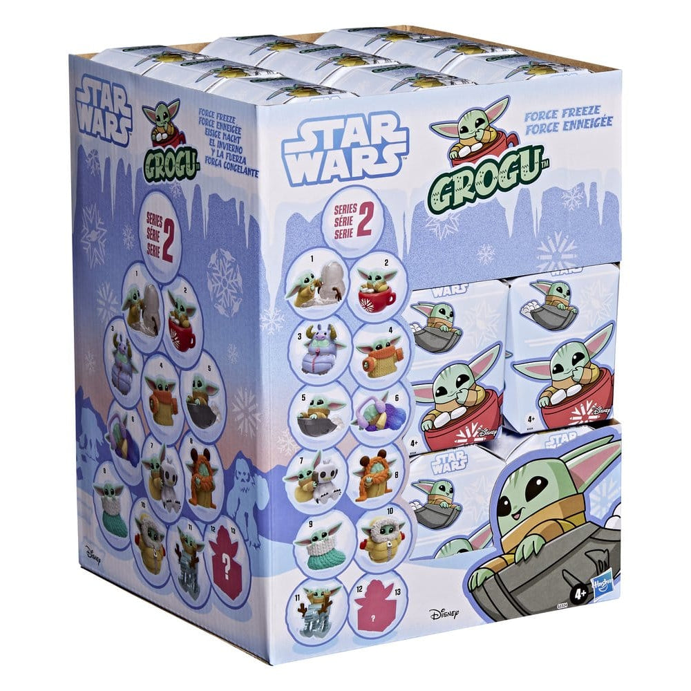 Star Wars Mini Figures Grogu Force Freeze Series 2 Blind Box Display (24)