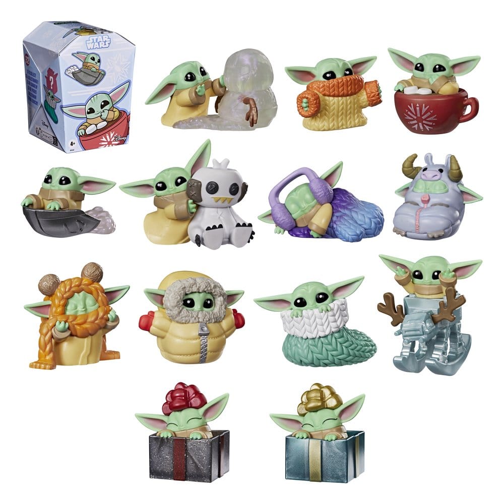 Star Wars Mini Figures Grogu Force Freeze Series 2 Blind Box Display (24)
