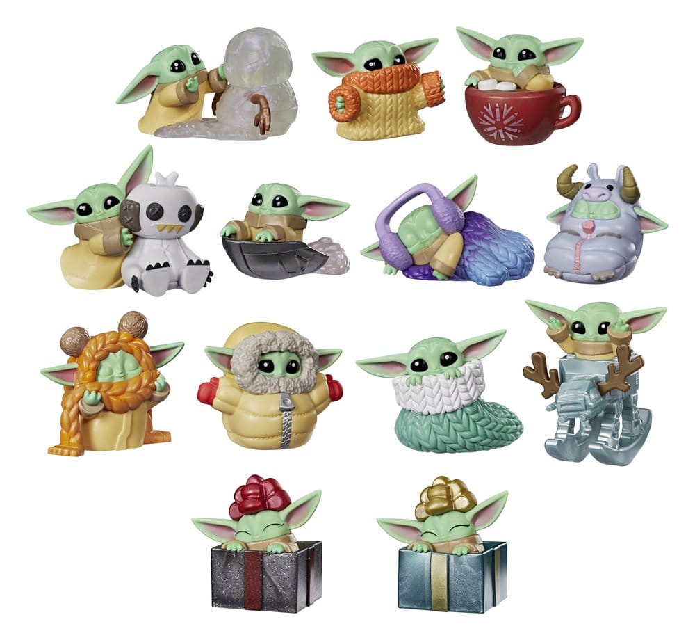 Star Wars Mini Figures Grogu Force Freeze Series 2 Blind Box Display (24)