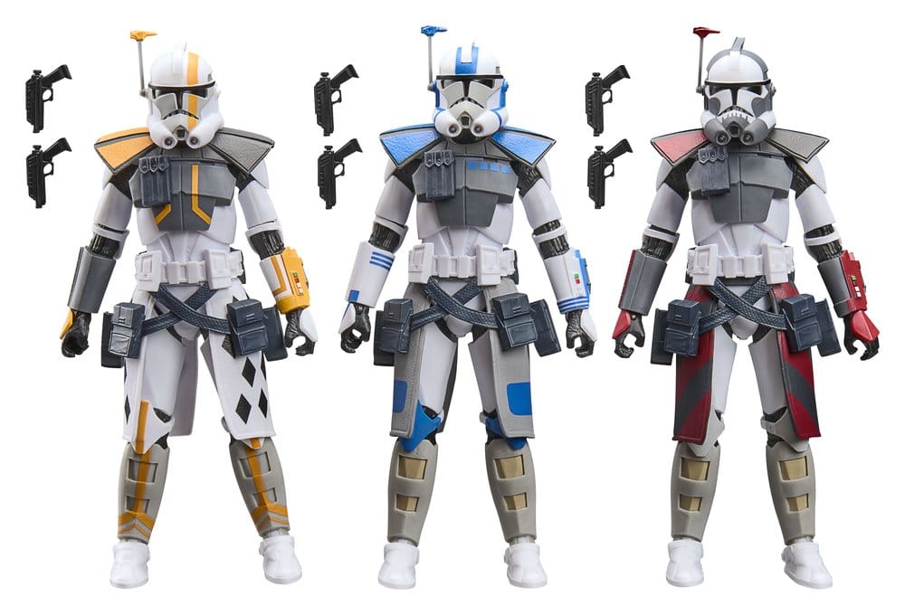 Star Wars: The Clone Wars Black Series Action Figure 3-Pack ARC Trooper Havoc, Colt & Blitz 15 cm - Hasbro Action Figures